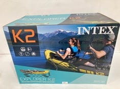 INTEX ADULT INFLATABLE KAYAK EXPLORER K2 FOR 2 PERSONS (68307).