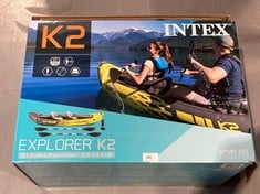 INTEX ADULT INFLATABLE KAYAK EXPLORER K2 FOR 2 PERSONS (68307).