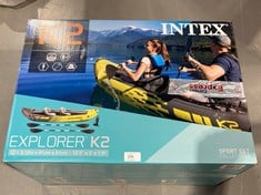 INTEX ADULT INFLATABLE KAYAK EXPLORER K2 FOR 2 PERSONS (68307).