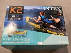 INTEX ADULT INFLATABLE KAYAK EXPLORER K2 FOR 2 PERSONS (68307).