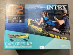 INTEX ADULT INFLATABLE KAYAK EXPLORER K2 FOR 2 PERSONS (68307).