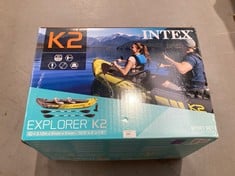 INTEX ADULT INFLATABLE KAYAK EXPLORER K2 FOR 2 PERSONS .