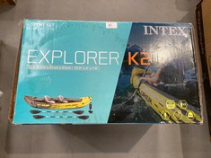 INTEX ADULT INFLATABLE KAYAK EXPLORER K2 FOR 2 PERSONS .