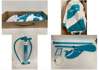 PADDLE SURF GLY NIS BLUE AND WHITE WITH INFLATOR.