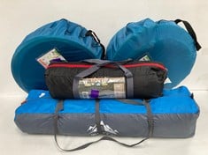 4 X CAMPING ITEMS INCLUDING HIGH PEAK MONODOME XL TENT.