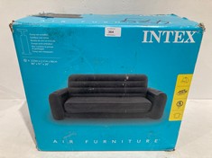 INTEX 66552 SOFA 203 X 231 X 66 CM, BLACK.