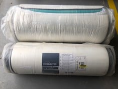 2 X MATTRESSES OF VARIOUS MODELS INCLUDING PREMIUM VISCOELASTIC MATTRESS 90 X 190.