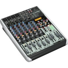 BEHRINGER XENYX QX1204USB USB MIXER AUDIO ACCESSORY (ORIGINAL RRP - £152.00) IN BLACK AND SILVER. (WITH BOX) [JPTC71181]