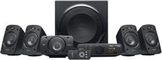 LOGITECH Z906 SPEAKERS (ORIGINAL RRP - £400.00) IN BLACK. (WITH BOX) [JPTC71035]