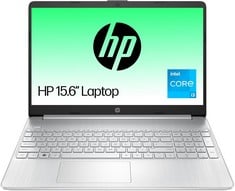 HP 15S-FQ5020NA 128 GB LAPTOP (ORIGINAL RRP - £279.99) IN SLIVER. (WITH BOX). INTEL I3-1215U, 4 GB RAM, [JPTC71090]