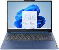 LENOVO IP FLEX 3 CHROME 15IJL7 128 GB LAPTOP (ORIGINAL RRP - £449.99) IN BLUE. (WITH BOX). INTEL N4500, 4 GB RAM, [JPTC71104]