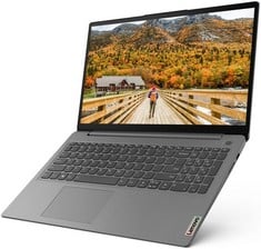 LENOVO IDEAPAD 3 256 GB LAPTOP (ORIGINAL RRP - £369.00) IN GREY. (WITH BOX). INTEL I3-1115G4, 8 GB RAM, [JPTC70812]