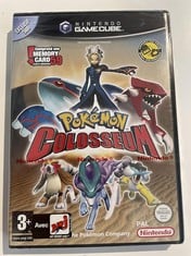 10 X ASSORTED ITEMS TO INCLUDE POKEMON COLOSSEUM GAMES. (WITH CASE) [JPTC71071]