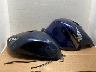 SUZUKI MOTORCYCLE PETROL TANK TO INCLUDE HONDA MOTORCYCLE TANK: LOCATION - A2