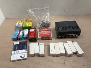 QTY OF ASSORTED ITEMS TO INCLUDE FANTAVOX STEREO AMPLIFIER: LOCATION - A3