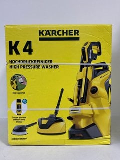 KARCHER K 4 POWER CONTROL CAR & HOME PRESSURE WASHER - RRP £309: LOCATION - FRONT BOOTH