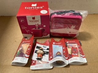 TONNIES STARTER SET IN PINK TO INCLUDE CARRY CASE AND 4 X AUDIO CHARACTERS: LOCATION - A6