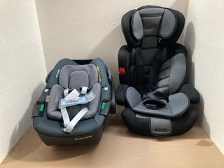 MAXI-COSI PEBBLE 360 CHILDRENS CAR SEAT TO INCLUDE KIDOOLA CHILDRENS CAR SEAT IN GREY & BLACK: LOCATION - A12