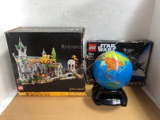 3 X ASSORTED CHILDRENS TOYS TO INCLUDE LEGO THE LORD OF THE RINGS RIVENDELL - MODEL 10316 - RRP £429.99: LOCATION - A14