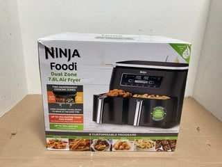 NINJA FOODI DUAL ZONE 7.6L AIR FRYER IN BLACK: LOCATION - B13