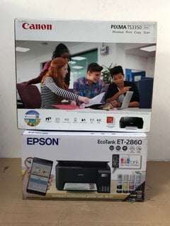 CANON PIXMA TS3350 PRINTER TO INCLUDE EPSON ECOTANK ET-2860 PRINTER: LOCATION - B13