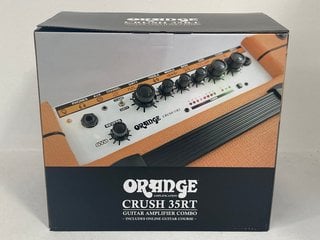 ORANGE CRUSH 35RT GUITAR AMPLIFIER COMBO IN ORANGE - RRP £239: LOCATION - FRONT BOOTH