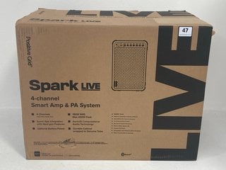 POSITIVE GRID SPARK LIVE 4 - CHANNEL SMART AMP & PA SYSTEM - MODEL: SPARK LIVE RRP £466: LOCATION - FRONT BOOTH