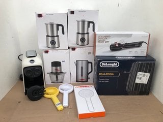 QTY OF ASSORTED HOUSEHOLD ITEMS TO INCLUDE LAVAZZA LM-950 A MODO MIO DESEA COFFEE MACHINE IN CREAM: LOCATION - C1