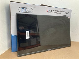 PIXL PX27IVH 27" FULL HD FRAMELESS LED MONITOR - RRP £100.00: LOCATION - C2