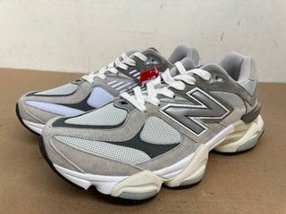 NEW BALANCE 9060 TRAINERS IN OFF WHITE/GREY - UK 11.5 - RRP £160.00: LOCATION - C3