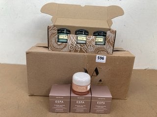 QTY OF ASSORTED BEAUTY ITEMS TO INCLUDE BOX OF THE WHITE COMPANY LONDON FLOWERS SHAMPOO & CONDITIONER IN JASMINE, ROSE & NEROLI: LOCATION - C3