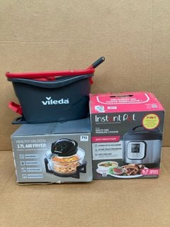 3 X ASSORTED HOUSEHOLD ITEMS TO INCLUDE INSTANT POT DUO MULTI USE PRESSURE COOKER: LOCATION - C12