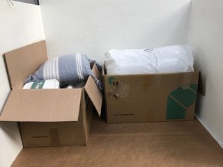 QTY OF ASSORTED HOUSEHOLD ITEMS TO INCLUDE 10.5TOG SINGLE DUVET: LOCATION - D13