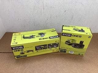 RYOBI ONE+ R18AG-O 18V ANGLE GRINDER TO ALSO INCLUDE RYOBI ONE+ RC18120-1C40 18V BATTERY & CHARGER: LOCATION - D11