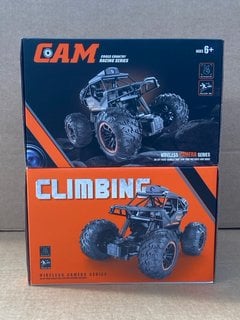 2 X CAM CROSS COUNTRY RACING SERIES CLIMBING OFF ROAD REMOTE CONTROL CAR WITH CAMERA: LOCATION - D8