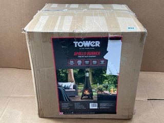 TOWER APOLLO BURNER FIRE PIT WITH CHIMNEY: LOCATION - D8