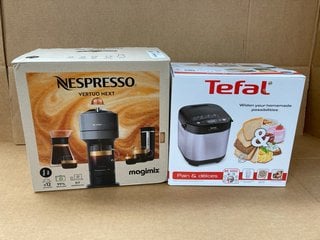 NESPRESSO VERTUO NEXT COFFEE MACHINE TO INCLUDE TEFAL PAIN & DELICES BREAD MAKER: LOCATION - D5