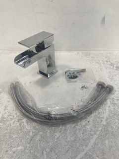 WATERFALL SPOUT MONO BASIN MIXER TAP - RRP £195: LOCATION - RACKING 2