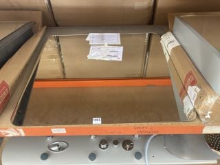 (COLLECTION ONLY) VITA NEST AYNA MIRROR 800 X 760MM - RRP £229: LOCATION - RACKING 2