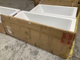 1700 X 750MM NTH SINGLE ENDED BATH WITH A CAMBERLY WHITE MDF BATH SIDE PANEL - RRP £449: LOCATION - D6