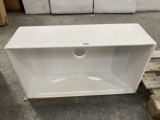 (COLLECTION ONLY) LONDON STYLE SINGLE BOWL CERAMIC KITCHEN SINK 760 X 460 X 225MM - RRP £395: LOCATION - C6