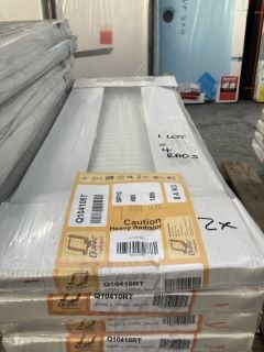 4X QUINN SINGLE COMPACT RADIATORS 1000 X 400MM RRP £320: LOCATION - C7