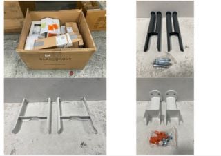 QTY OF ASSORTED FEET FOR COLUMN RADIATORS - RRP £200: LOCATION - RACKING 1