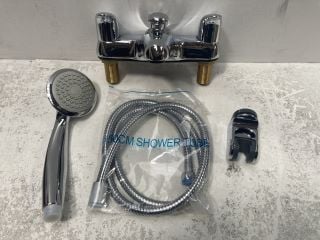 DECK MOUNTED BSM IN CHROME WITH SHOWER HANDSET & HOSE - RRP £335: LOCATION - RACKING 1