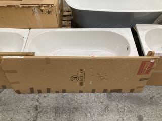 1500 X 700MM NTH SINGLE ENDED BATH WITH A CAMBERLY WHITE MDF BATH SIDE PANEL - RRP £409: LOCATION - C3