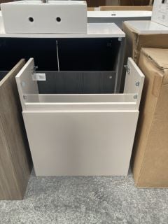 (COLLECTION ONLY) FLOOR STANDING 1 DRAWER SINK UNIT IN CASHMERE 600 X 310 X 690MM: LOCATION - D3