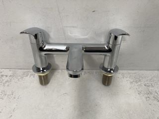 DECK MOUNTED BATH FILLER IN CHROME - RRP £265: LOCATION - RACKING 1