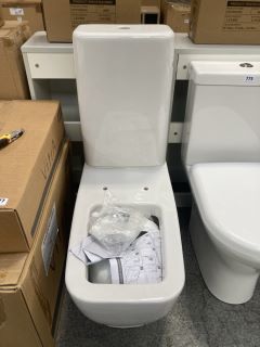 (COLLECTION ONLY) VITRA SHIFT BTW CLOSED COUPLED TOILET WITH CISTERN FITTINGS - RRP £767: LOCATION - D2