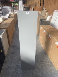 (COLLECTION ONLY) WALL HUNG 1 DOOR SLIMLINE BATHROOM CABINET IN LIGHT GREY 1250 X 300 X 120MM - RRP £295: LOCATION - D4