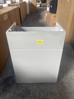 500 X 340MM TOILET UNIT IN MATT PEARL GREY - RRP £210: LOCATION - D4